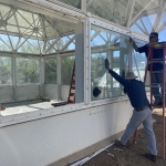 Window swap at SAM, Biosphere 2