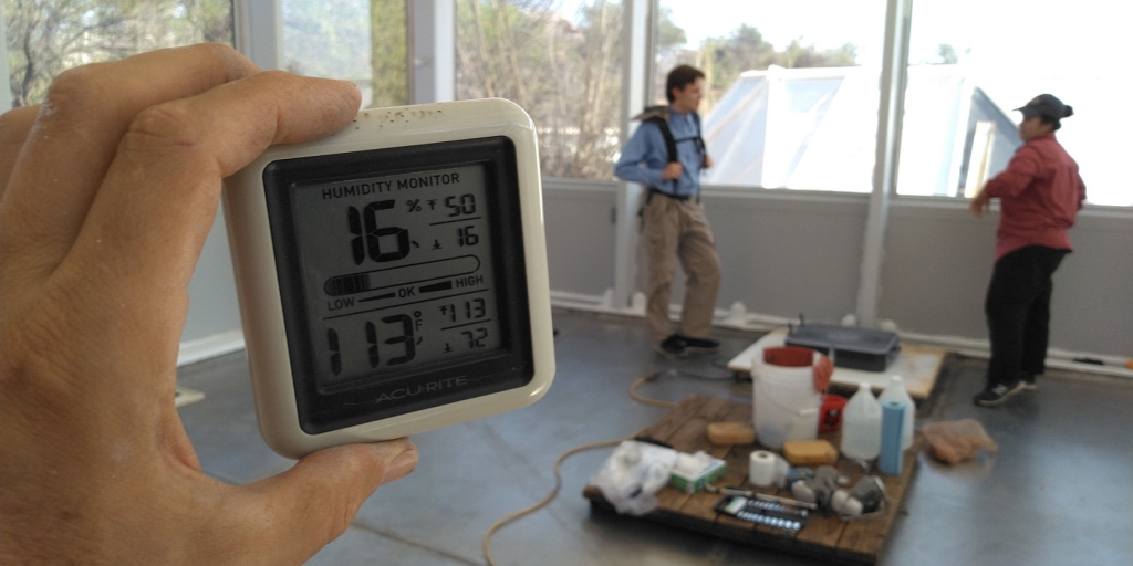 113F in the Test Module, SAM at Biosphere 2