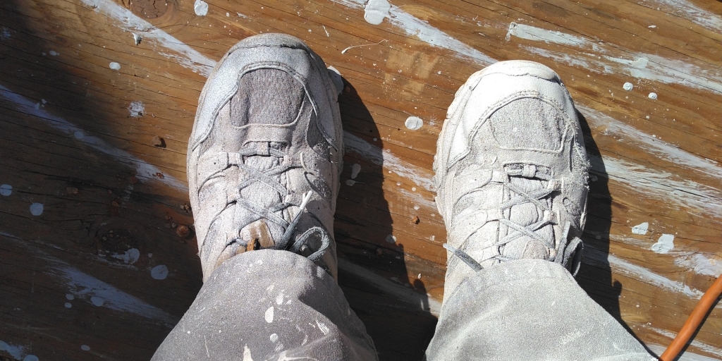 A bit of overspray!
