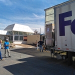Hydroponics racks arrive to SAM at Biosphere 2