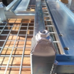 New feet are welded to the hydroponics racks at SAM, Biosphere 2