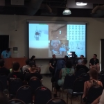 Biospherian Mark Nelson joins a panel discussion at the Analog Astronaut Conference 2022, Biosphere 2