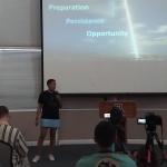 Inspiration 4 astronaut Sian Proctor presents to the Analog Astronaut Conference 2022, Biosphere 2