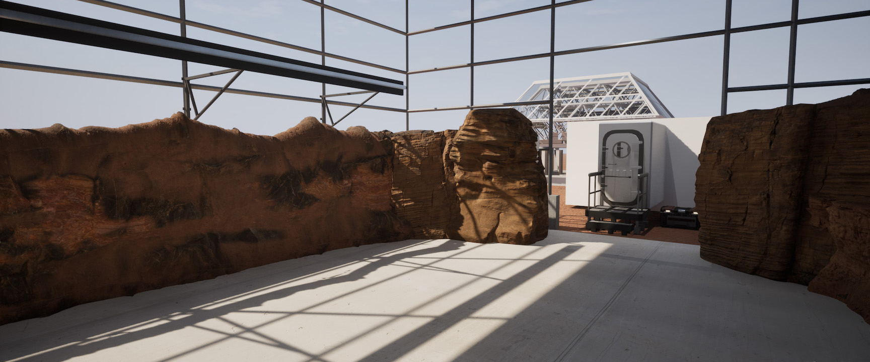 Mars yard at SAM render by Bryan Versteeg