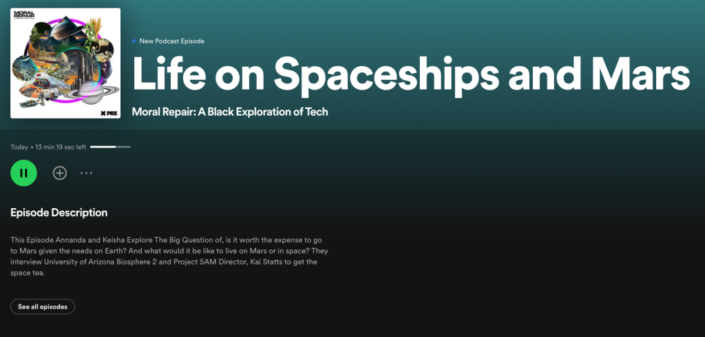 "Life on Spaceships" by Moral Repair - interview with Kai Staats